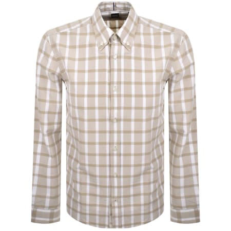 Product image for BOSS C Liam BD Long Sleeved Shirt Beige