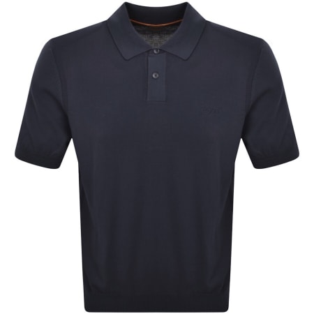 Product image for BOSS Asac P Knit Polo T Shirt Navy