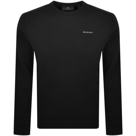 Product image for Belstaff Alloy Crew Neck Sweatshirt Black