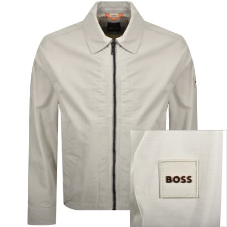 Product image for BOSS Ocrush Twill Jacket Light Beige