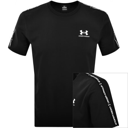 Product image for Under Armour Heavyweight Taping T Shirt Black