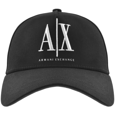 Product image for Armani Exchange Logo Baseball Cap Black