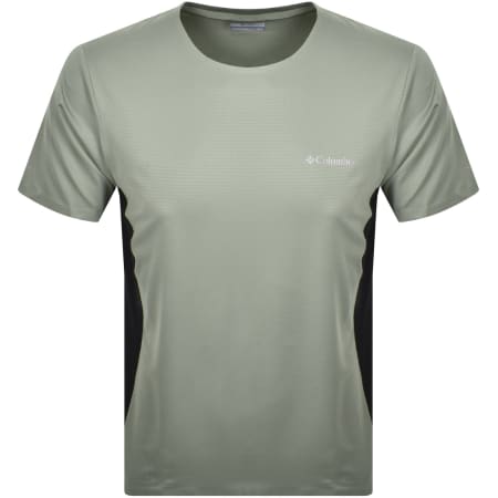 Product image for Columbia Three Pitch Crew Neck T Shirt Green