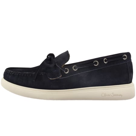 Product image for Oliver Sweeney Girona Boat Shoes Navy