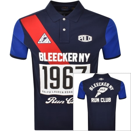 Product image for Ralph Lauren Run Club Polo T Shirt Navy