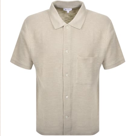 Product image for Norse Projects Gustav Crochet Jersery Shirt Beige