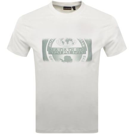 Product image for Napapijri Vanni Logo T Shirt White