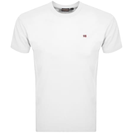 Product image for Napapijri Salis Logo T Shirt White