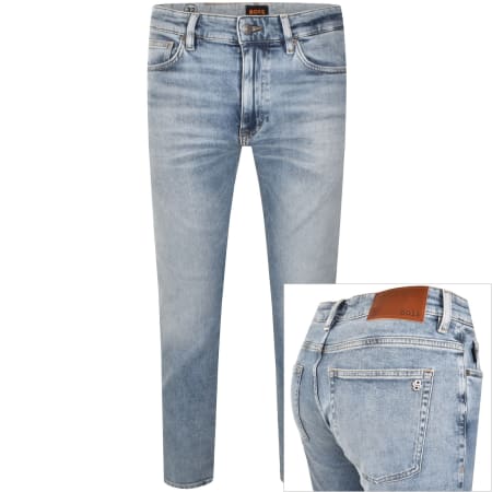 Product image for BOSS Delaware Slim Fit Jeans Light Wash Blue