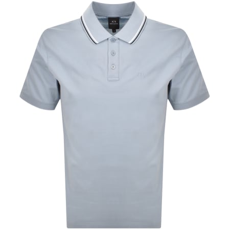 Product image for Armani Exchange Polo T Shirt Blue
