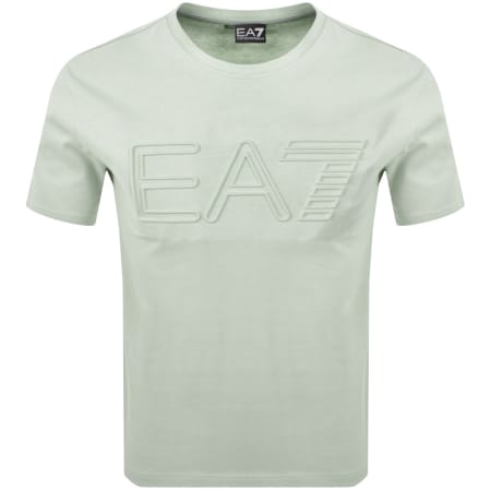 Product image for EA7 Emporio Armani Embossed Logo T Shirt Green