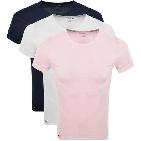 Product image for Lacoste Slim Fit 3 Pack T Shirts