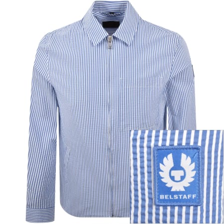 Product image for Belstaff Channel Overshirt Blue