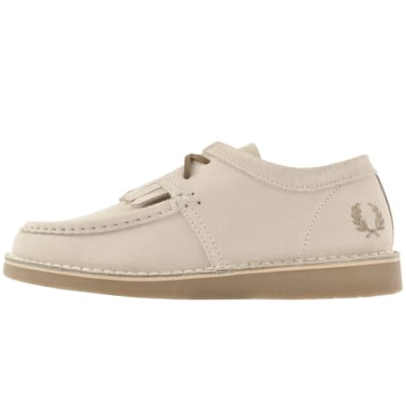 Product image for Fred Perry Kenny Low Suede Shoe Cream