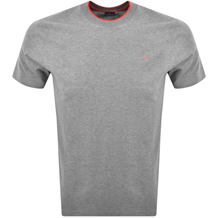 Product image for Paul And Shark Tipped Fin T Shirt Grey
