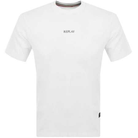 Product image for Replay Logo T Shirt White