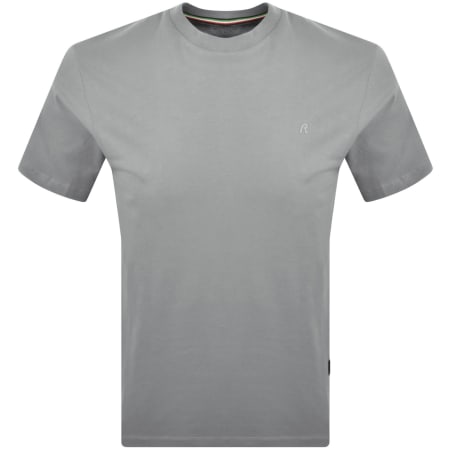 Product image for Replay Small Logo T Shirt Lead Grey
