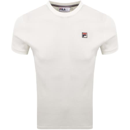 Product image for Fila Vintage Waffle Ringer T Shirt Cream