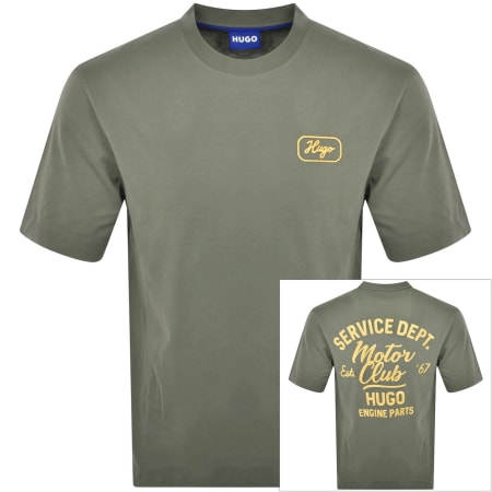 Product image for HUGO Blue Nampie T Shirt Green