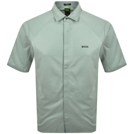 Product image for BOSS B Excurse S Short Sleeve Shirt Green