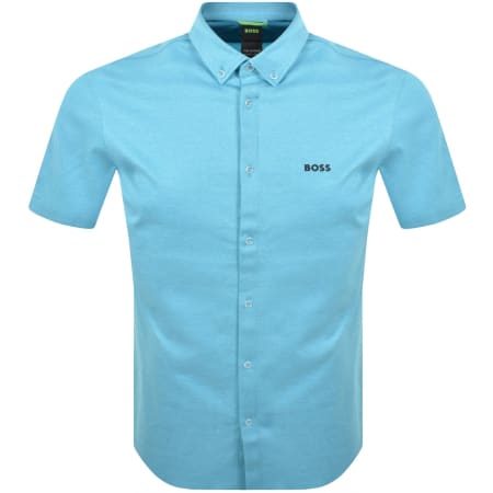 Product image for BOSS B Motion Short Sleeve Shirt Blue