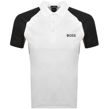 Product image for BOSS Paddy Tique Polo T Shirt White