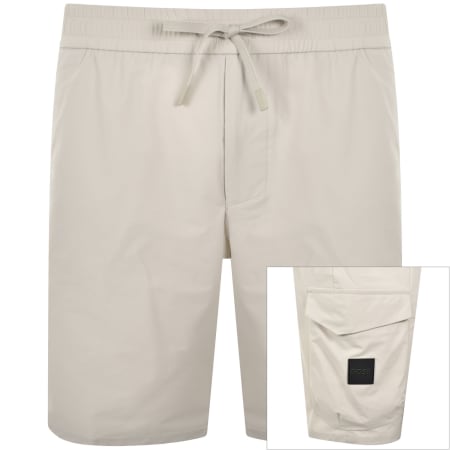 Product image for BOSS Urbanex Tapered Fit Cargo Shorts Beige