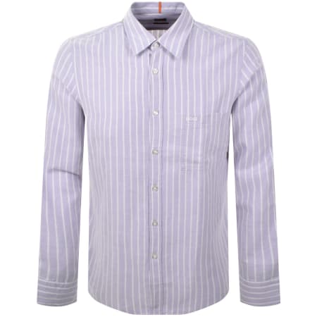 Product image for BOSS Relegant 6 Long Sleeved Shirt Purple