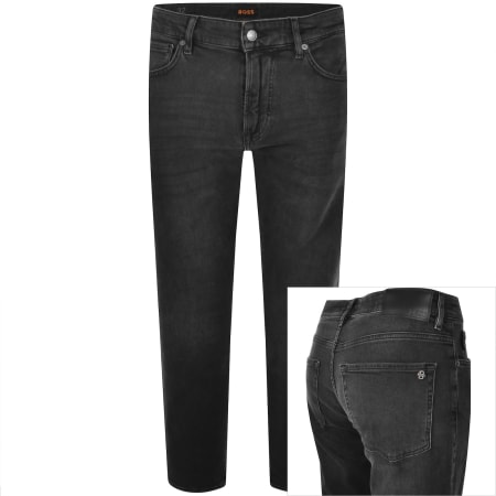 Product image for BOSS Onyx Slim Tapered Fit Jeans Black