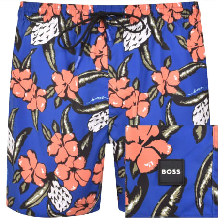 Product image for BOSS Piranha Swim Shorts Medium Blue