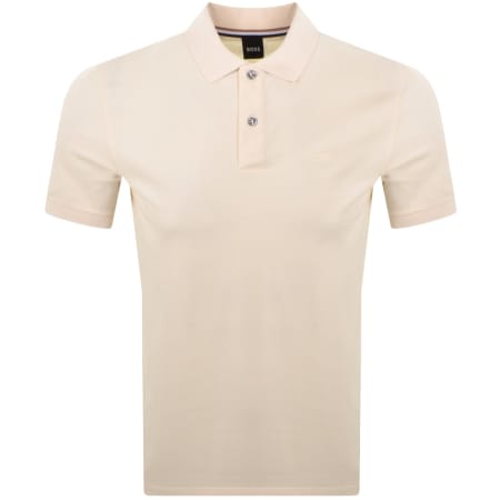 Product image for BOSS Pallas Polo T Shirt Cream