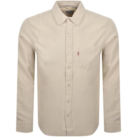 Product image for Levis Sunset Long Sleeve Shirt Beige