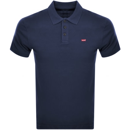 Product image for Levis Original HM Short Sleeved Polo T Shirt Blue