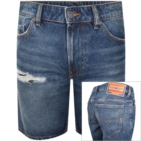 Product image for Diesel Denim Regular Shorts Blue