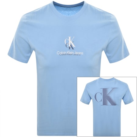 Product image for Calvin Klein Jeans Bold CK T Shirt Blue