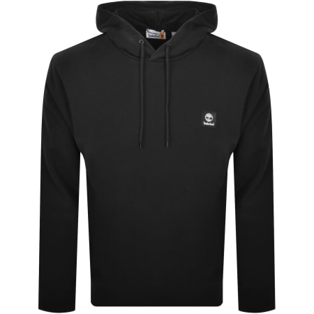 Product image for Timberland Woven Badge Hoodie Black