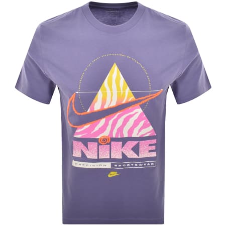 Product image for Nike Sportswear Brandriff T Shirt Dusty Amethyst