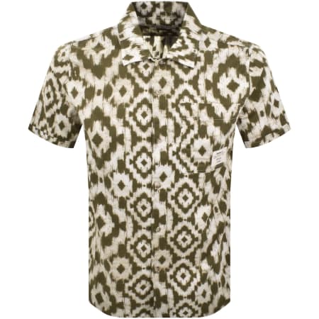Product image for Barbour Short Sleeved Homelane Shirt Beige