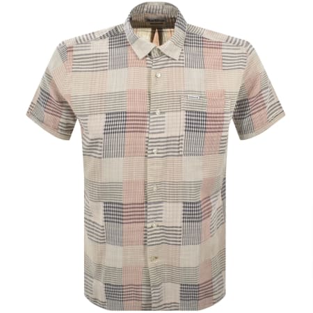 Product image for Barbour Oakshore Short Sleeve Shirt Beige