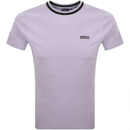 Product image for Barbour International Luca Tipping T Shirt Purple
