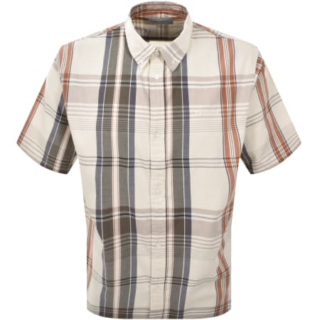 Product image for Carhartt WIP Roslin Check Loose Fit Shirt Beige