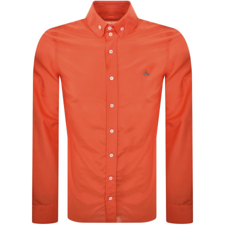 Product image for Vivienne Westwood Krall Long Sleeved Shirt Orange