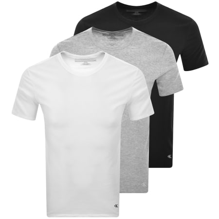 Product image for Calvin Klein 3 Pack T Shirts Black