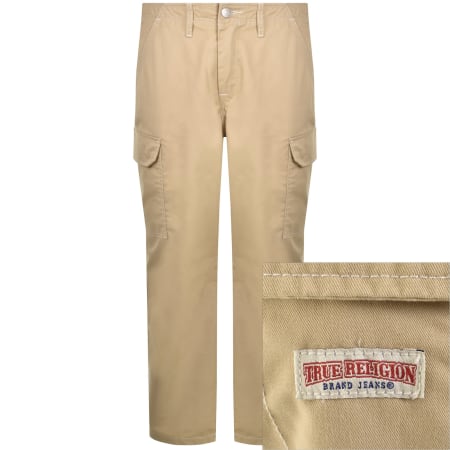 Product image for True Religion Big T Cargo Trousers Beige