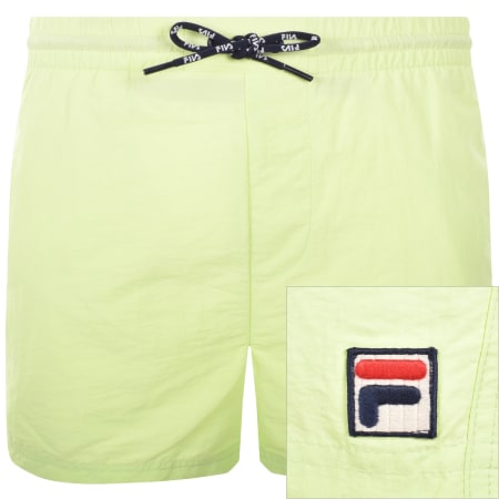 Product image for Fila Vintage Artoni Swim Shorts Shadow Lime