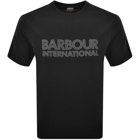 Product image for Barbour International Graphic T Shirt Black
