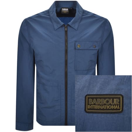 Product image for Barbour International Inline Overshirt Blue