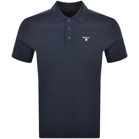 Product image for Barbour Selside Tailored Polo T Shirt Navy