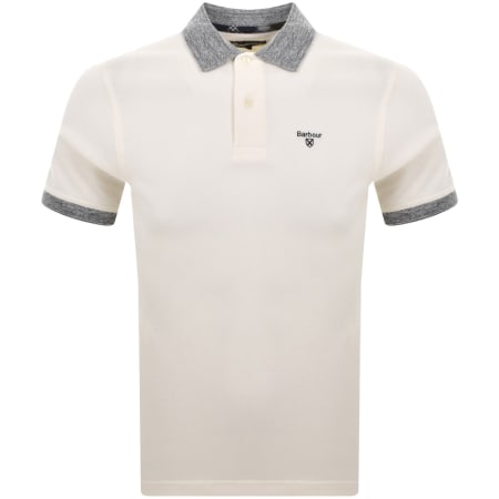 Product image for Barbour Marlton Polo T Shirt Whisper White