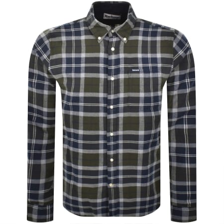 Product image for Barbour Rasay Tailored Tartan Shirt Navy